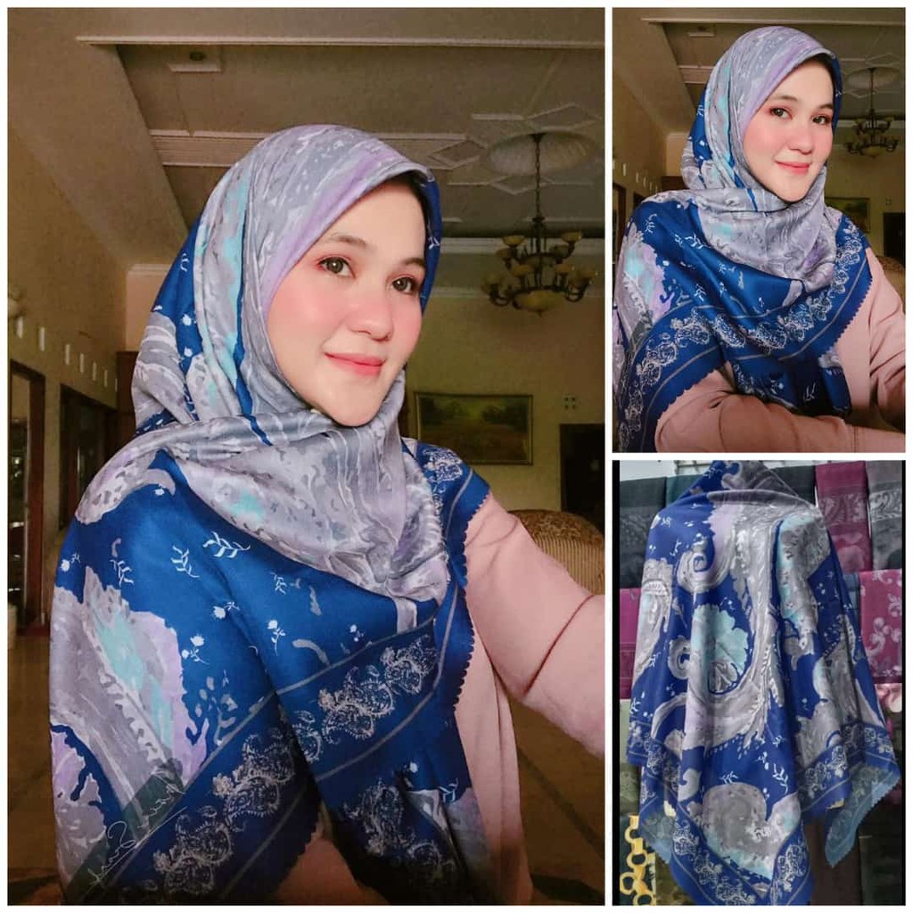 Jilbab Inzia Scraf, Adem dan tegak dibentuk dimuka