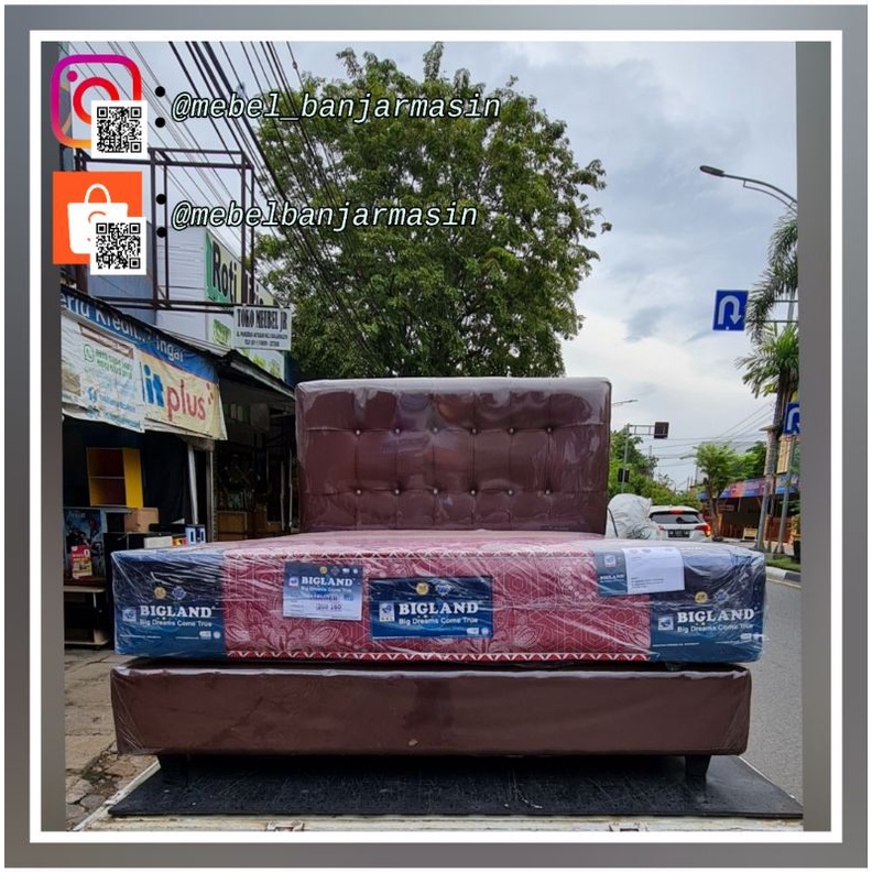 KASUR/SET SPRING BED BIGLAND STD