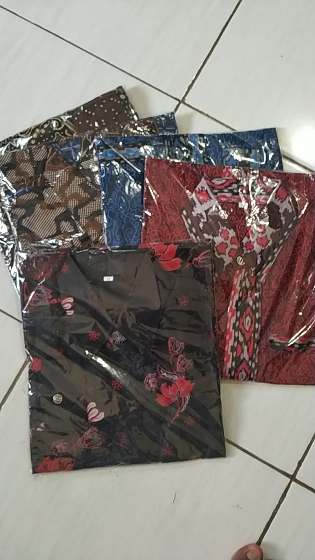 Kemeja Batik Pria Lengan Panjang Size M L Xl Xxl Bswart Batik Hrb026 Kenango Panjang Padi