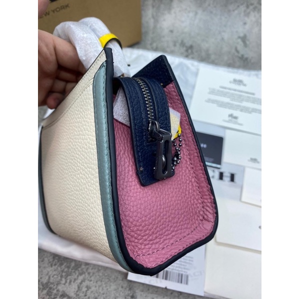 [READY STOCK] TAS WANITA C*ACH MICRO ZOE CROSSBODY IN COLORBLOCK C*ACH ORIGINAL