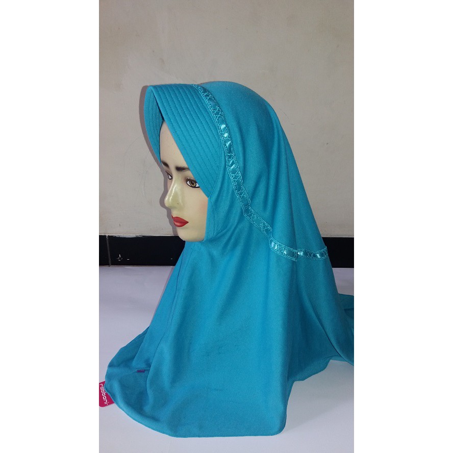 KERUDUNG SEKOLAH RABBANI hemy S pita atas jilbab sekolah rabani serut