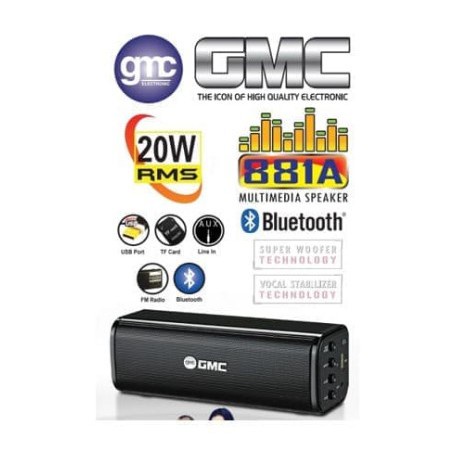 Speaker Bluetooth GMC 881A 100% ORIGINAL GMC Speaker Super Baas