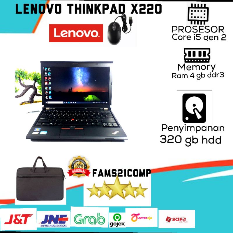 LENOVO THINKPAD X220 CORE I5 MULUS ORIGINAL
