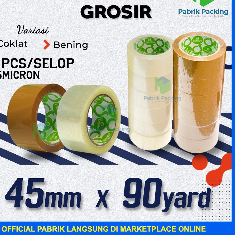 

Trend - Lakban Cortape Grosir - Ukuran 45mm x 90yard Slop Termurah ,