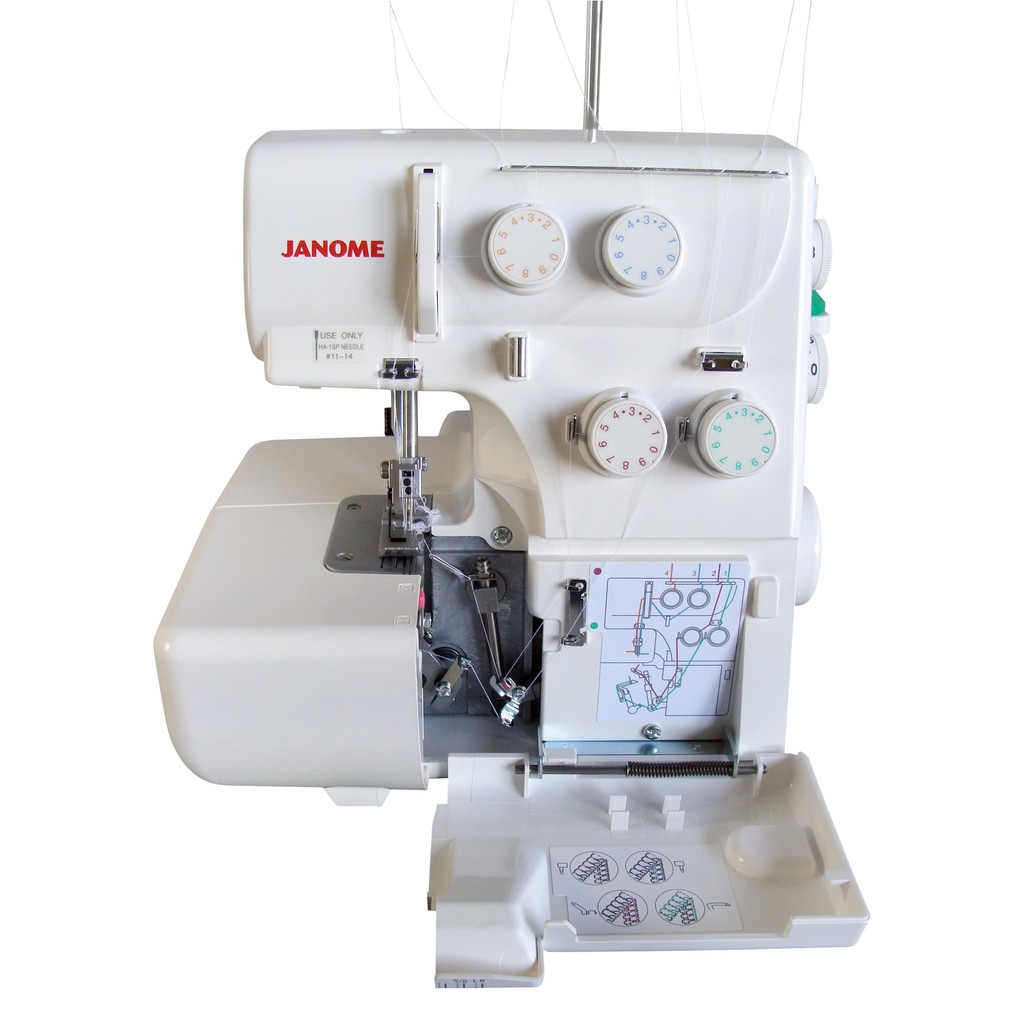 Janome 8002D Mesin Obras Portable - Putih