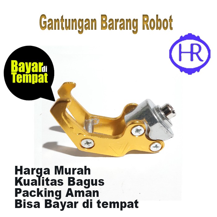 Gantungan Cantolan Barang Motor Model Cakar Robot CNC Motor Bebek &amp; Matic Honda Yamaha Suzuki