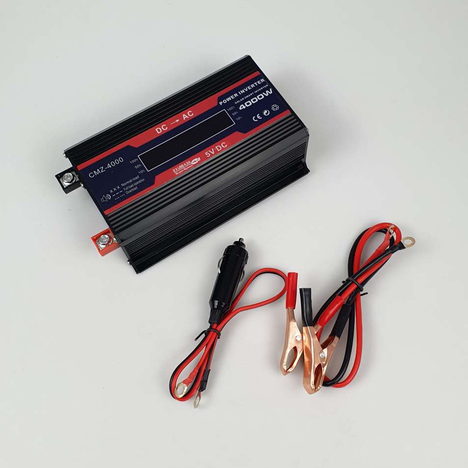 Vingtank Power Inverter Sine Wave DC 12V To AC 220V 4000W