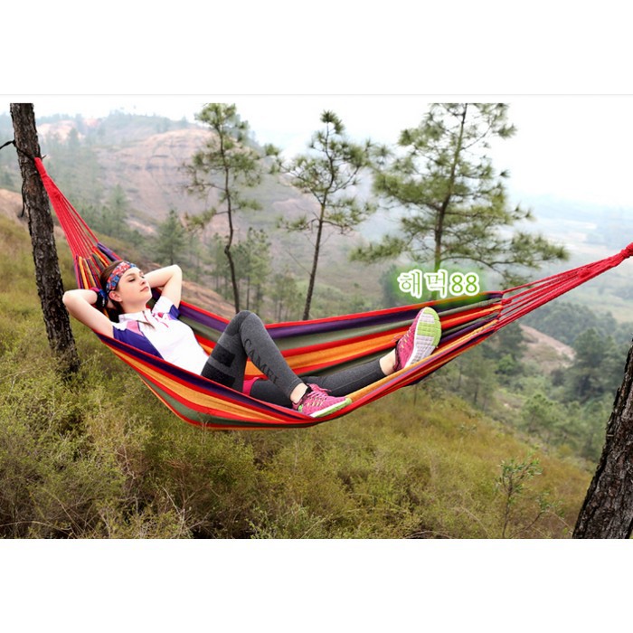 Hammock Single (tempat tidur gantung) ayunan