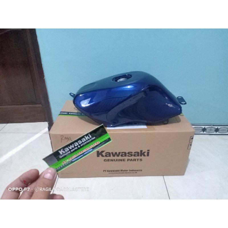 tangki ninja rr old biru navy biru Dongker original Kawasaki