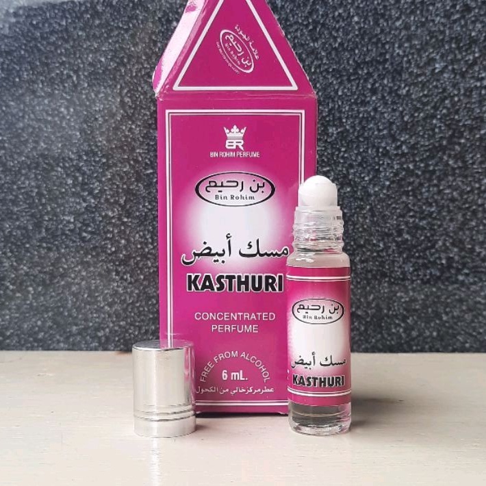 KASTHURI Parfum Bin Rohim Roll On Kemasan 6ml Non Alkohol