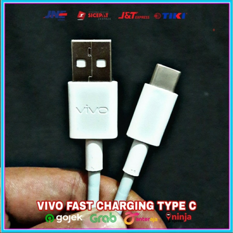 KABEL DATA TYPE C FOR VV Y50 Y20 V19 X50 X50 PRO FAST CHARGING &amp; DATA - BC