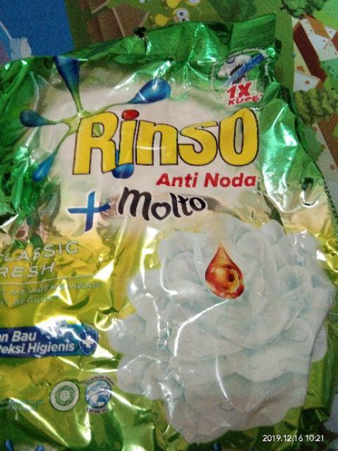 Rinso 770g 770gr 770 G Gr Gram - Bubuk Molto Dus Grosir Pink