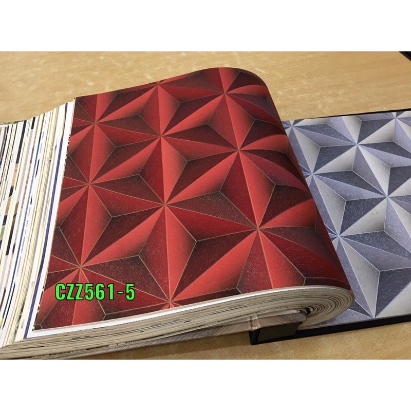 Wallpaper Dinding Motif Kotak 3Dimensi COZY