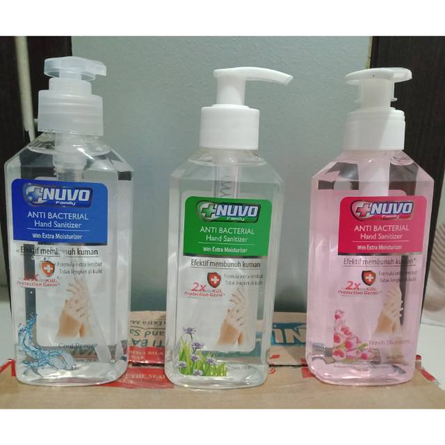 NUVO hand sanitizer gel 250 ml