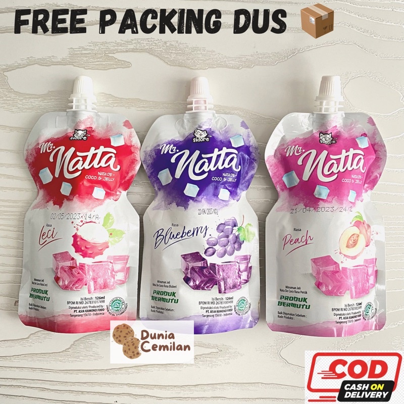 [TERMURAH!!] Sidore Mr Natta Nata De Coco 126ml - Minuman Nata De Coco