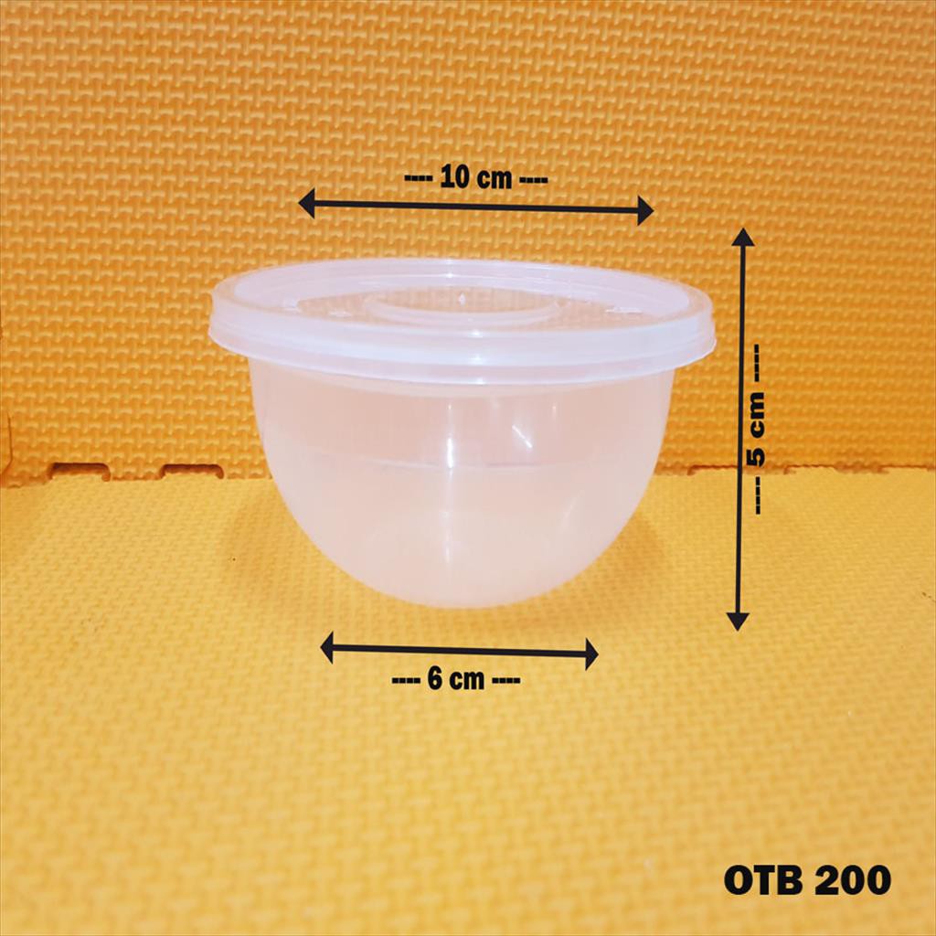 Thinwall Mangkuk 200ml / OTB 200 OTIPIACK Food Container Tempat Makanan Plastik 25 Set