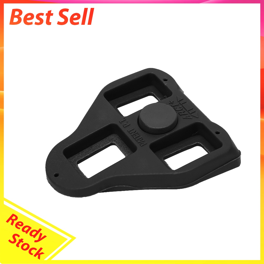 Road Bike Pedal Shoes Cleats Clip Set Bicycle Self-Locking Shoe Locks Black