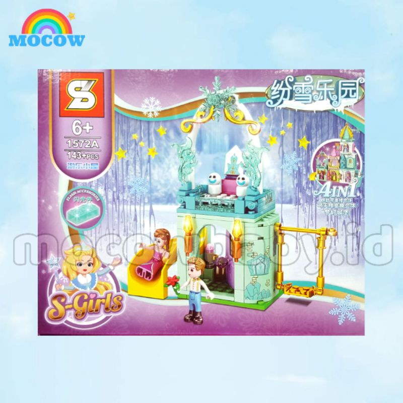 LEGO FROZEN CASTLE/MAINAN LEGO/LEGO CEWEK