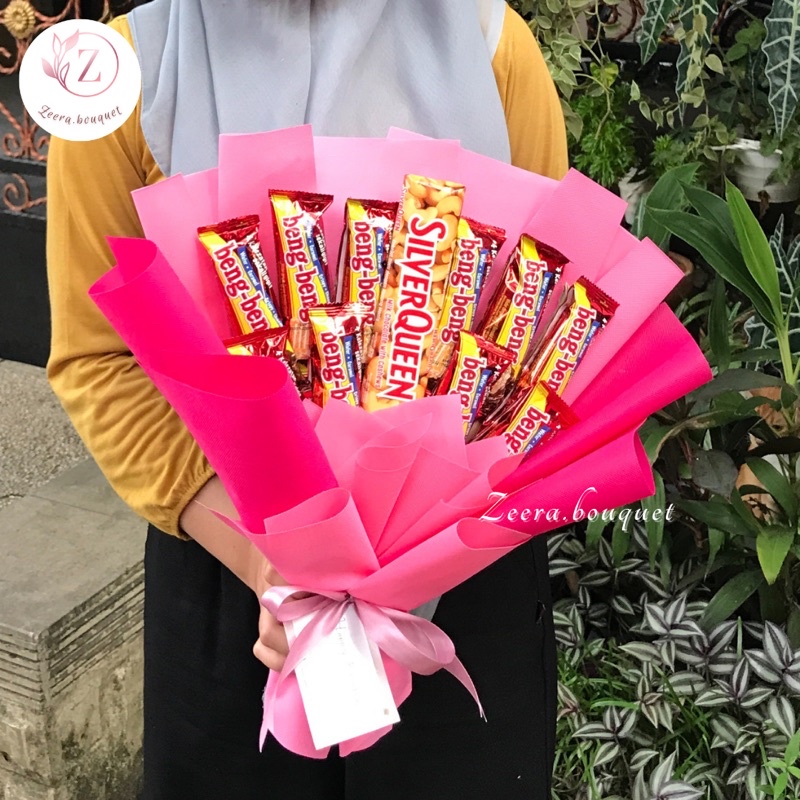(B28) Bucket snack/Snack Bouquet/buket snack [INCLUDE: greeting card + packing]