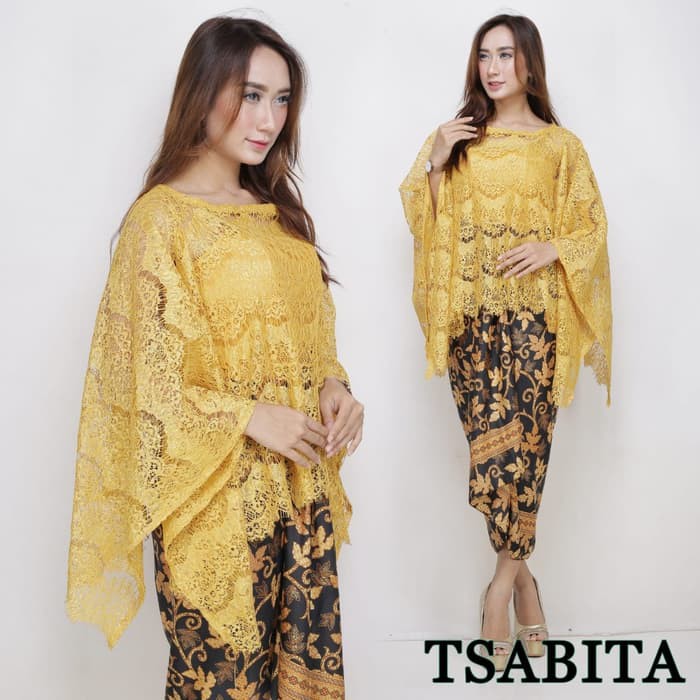 fashion wanita kebaya brokat kalong lace