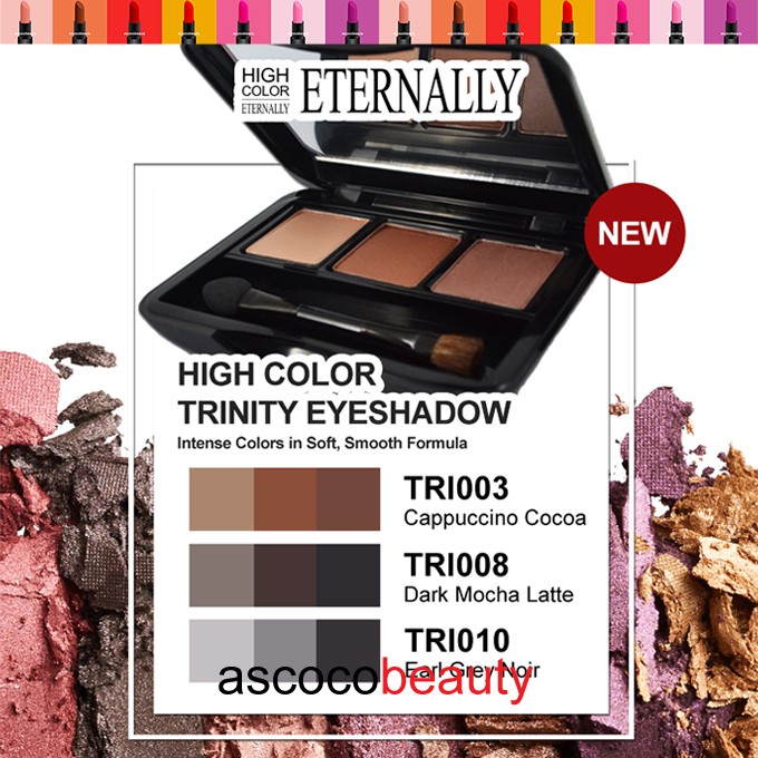 ETERNALLY High Color Eyeshadow Trinity ✰ ascocobeauty ✰