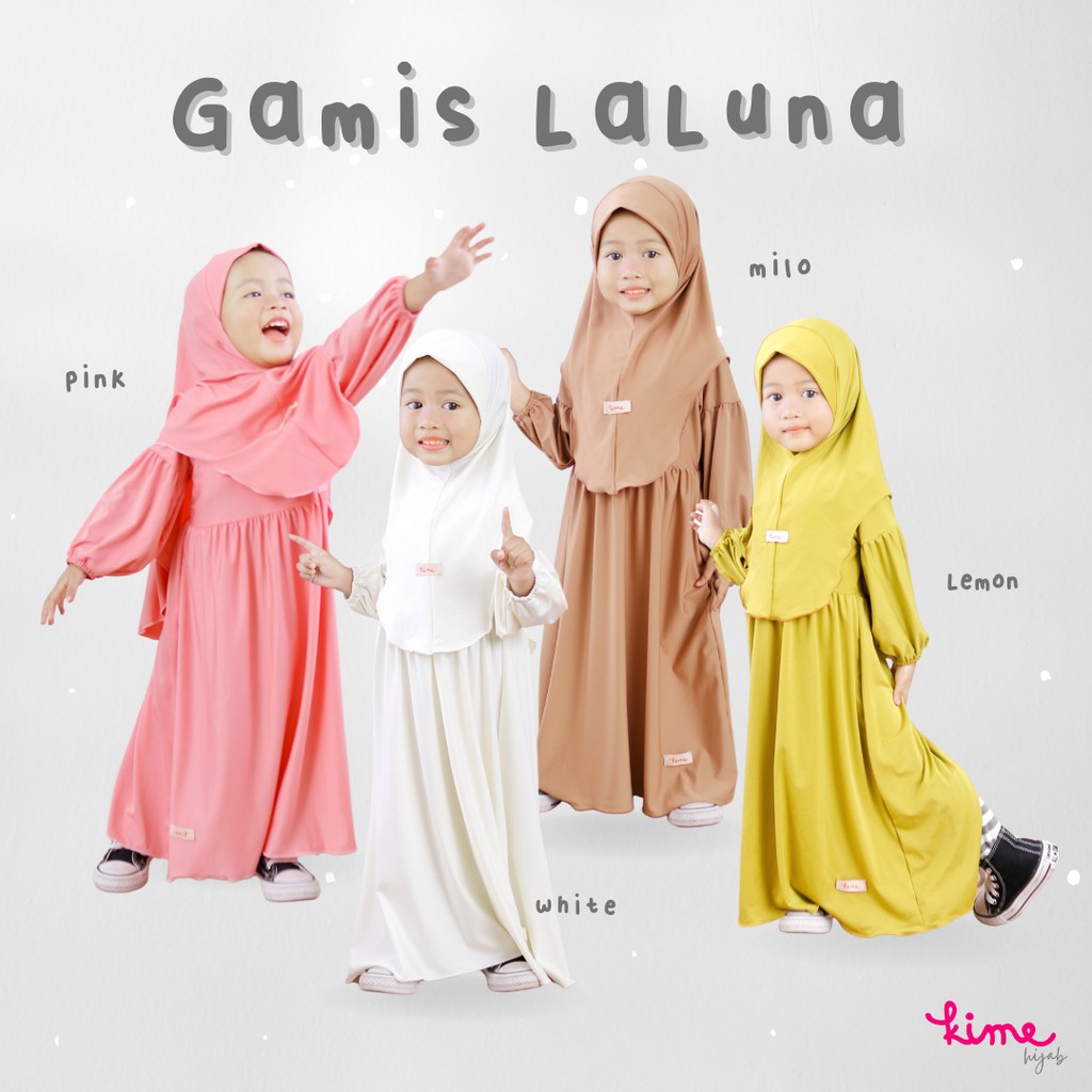 Gamis anak murah Laluna by kimehijab