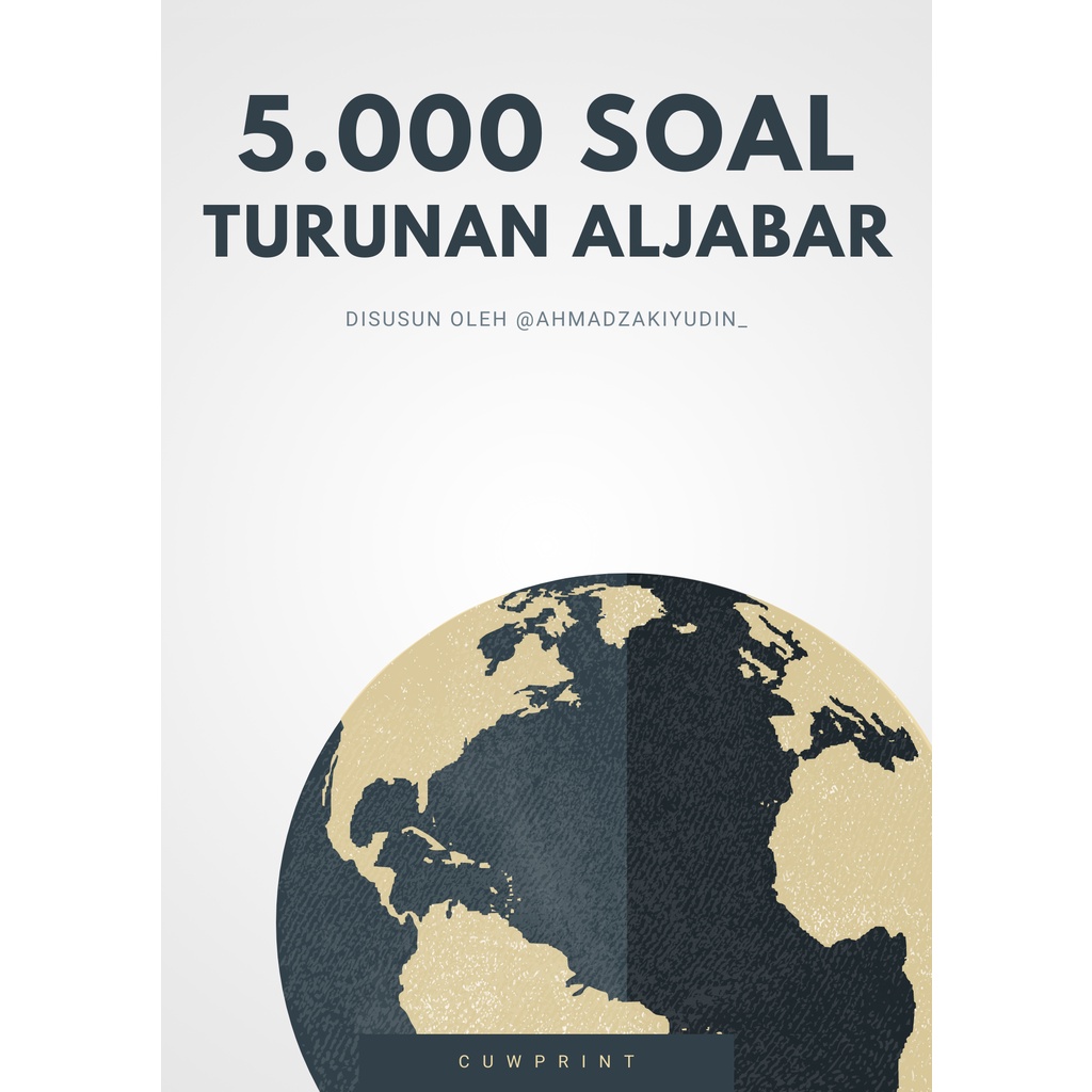 BUKU 5.000 SOAL TURUNAN ALJABAR