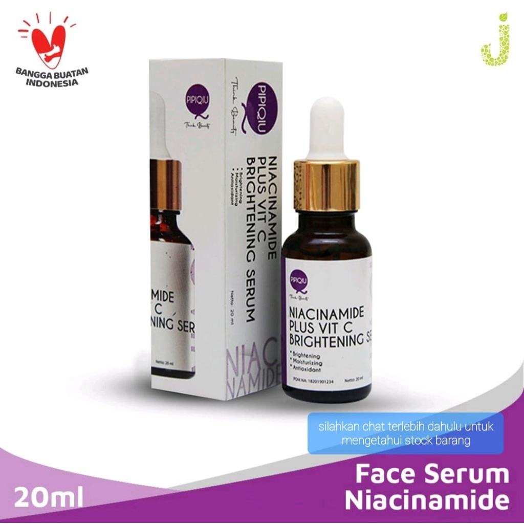 PIPIQIU serum wajah Serum Gold Plus | Niacinamide Plus | Hyaluronic