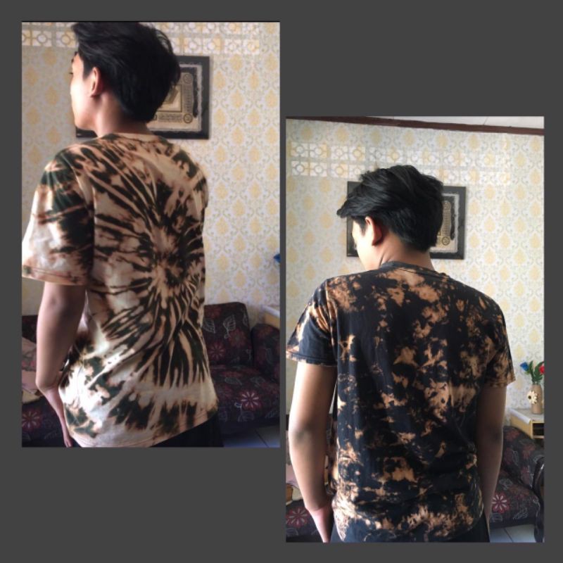 Kaos Tie Dye Kaos Motif Abstrak