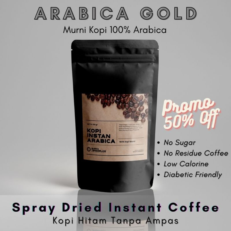 Kopi Arabica Instant Coffee Premium 200gr