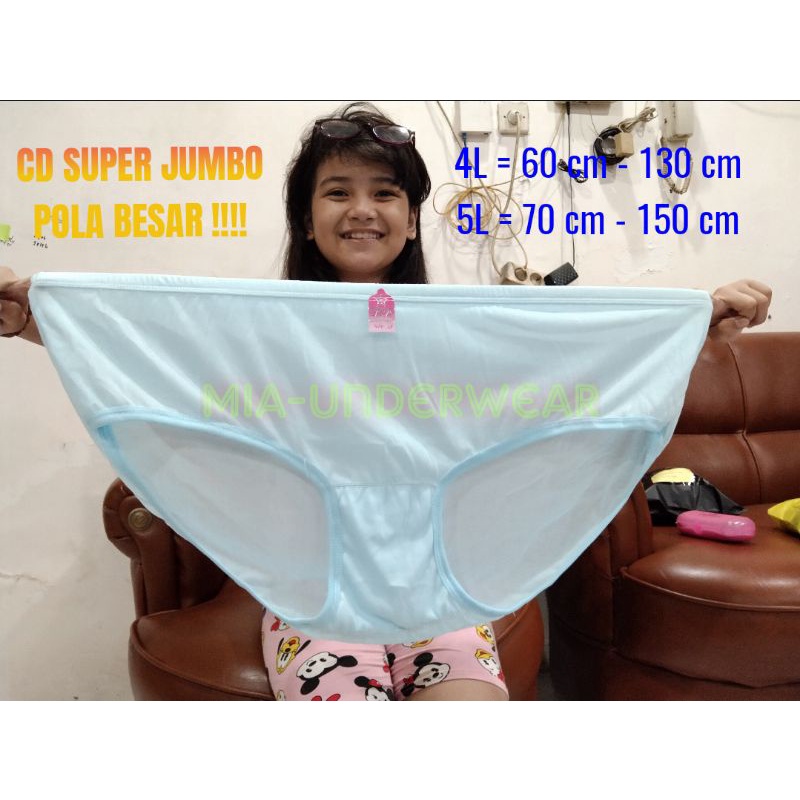 Celana Dalam Wanita Katun CD Jumbo / JUMBO SIZE / CD WANITA POLOS UKURAN JUMBO