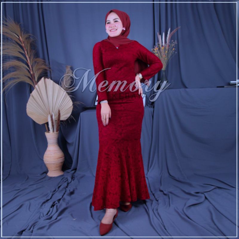 Gamis Brukat Duyung / Gamis / Kebaya Brukat / Gamis Duyung / Gamis Modern / Gamis Pesta / Kebaya