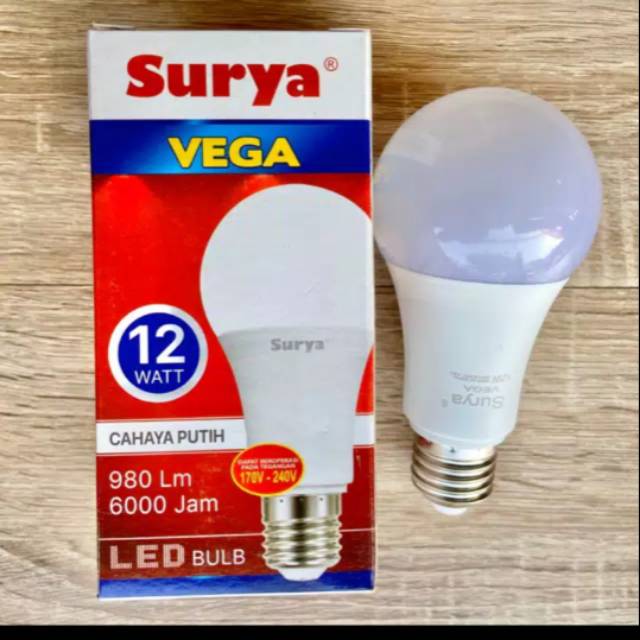 Lampu Bohlam Led Surya Vega 18w 15w 12w 9w 7w 5w