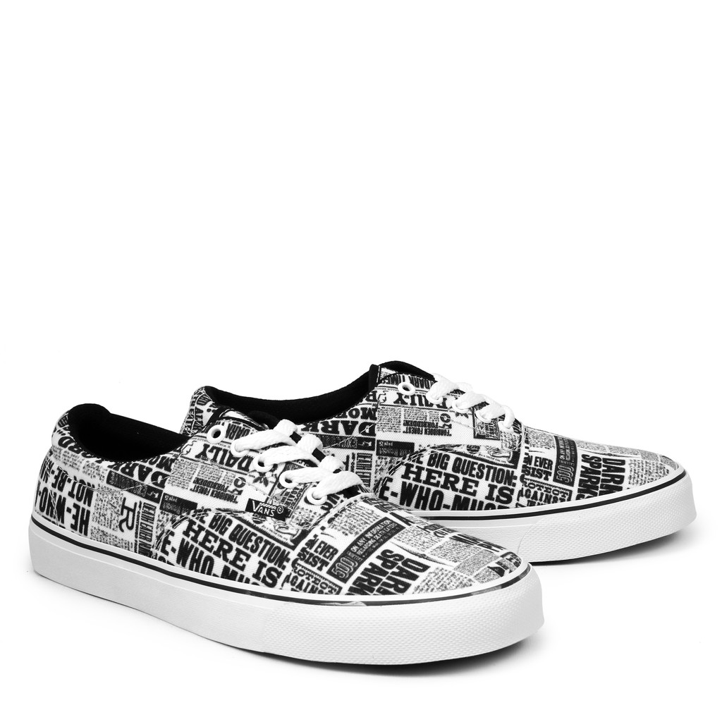 Sepatu Slip On Pria Vans Old Skhool Motif 3D Casual Slop Santai Pria Koran