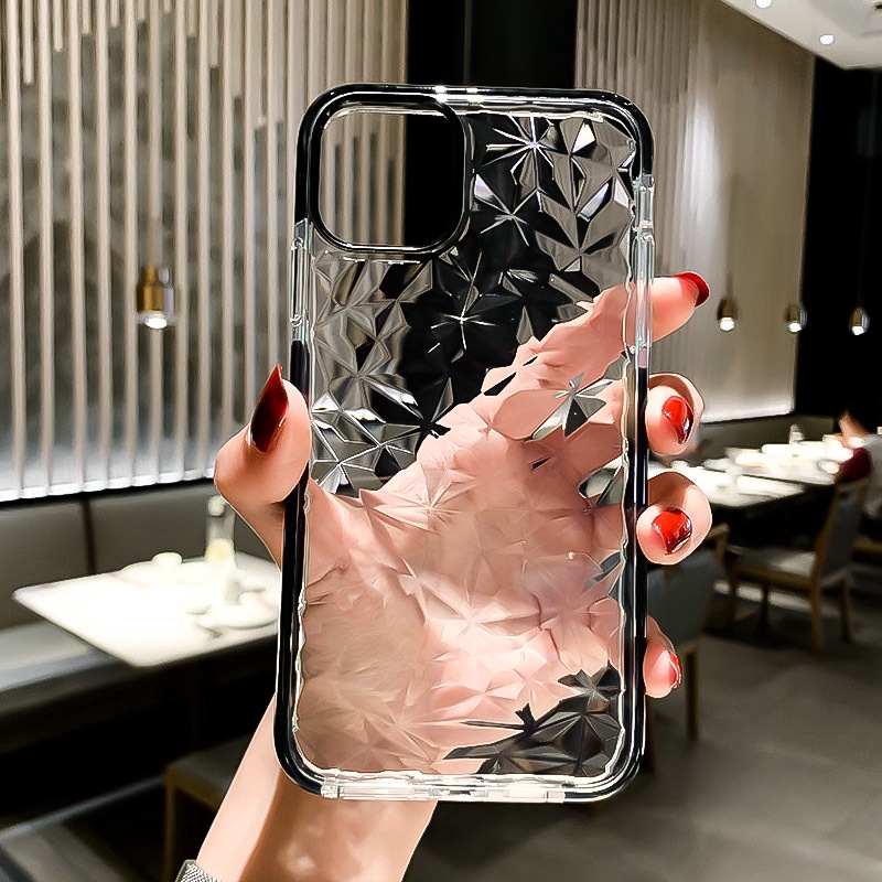 Casing Samsung Galaxy A72 A52 A32 A12 M12 S21+ S21Ultra Note20 A71 A51 A11 M11 A01 A70 A50s A30s A40s A20 A10 M30 M20 M10 Crystal Diamond Case Soft Clear TPU Shockproof Cases-5