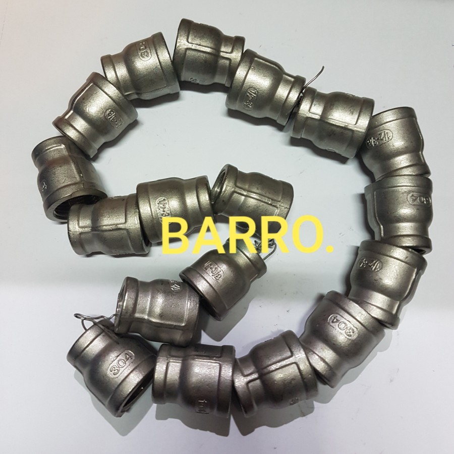 VLOK SOK REDUCER STAINLESS SS304 VLOK SOCK 3/4 X 1/2 INCH