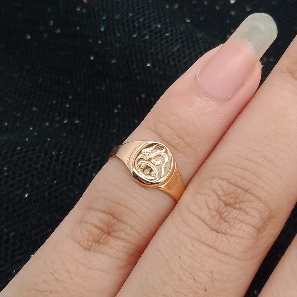 Cincin Emas 17K - Anak 0.95 gr Kadar 750 - 392