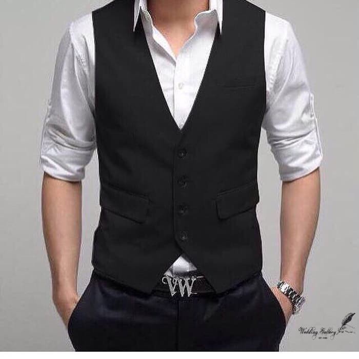 NEW VEST HIGH TWIST BLACK EDITION (S,M,L,XL) KEREN PRESS BODY SLIMFIT NIKAYU