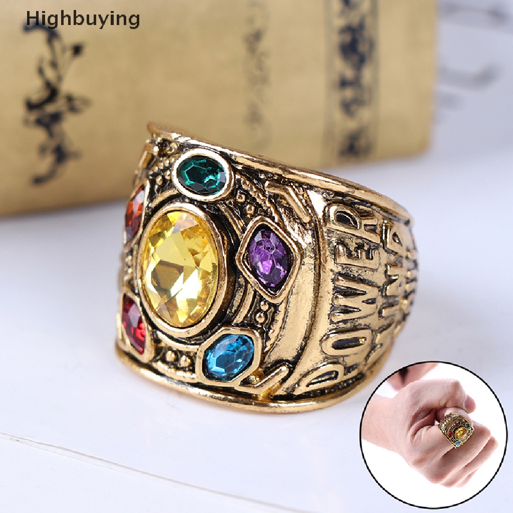 Hbid Cincin Desain THANOS Infinity Gauntlet POWER Untuk Pria