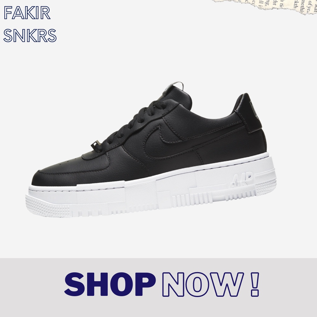 AIR FORCE 1 PIXEL BLACK AND WHITE