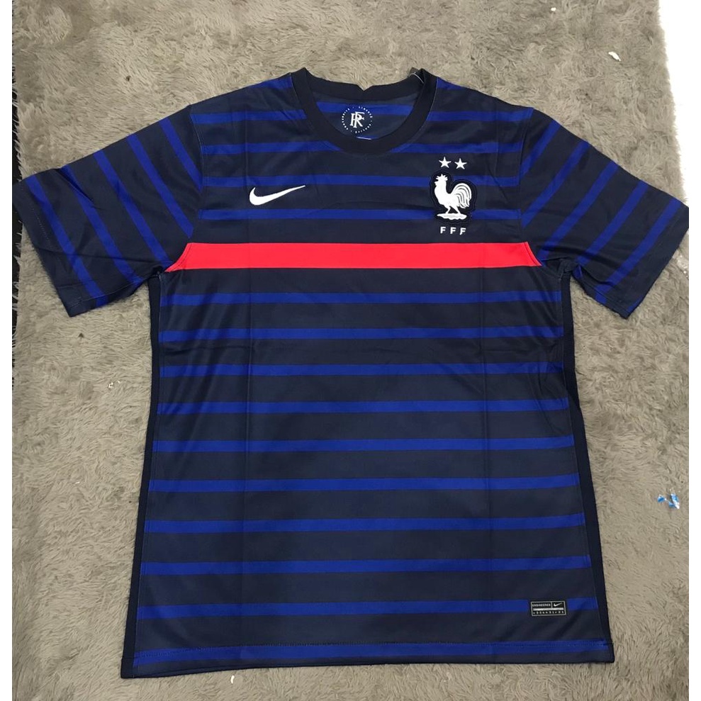 TERMURAH!! Jersey negara timnas Perancis France HOME / AWAY euro 2021 GO import