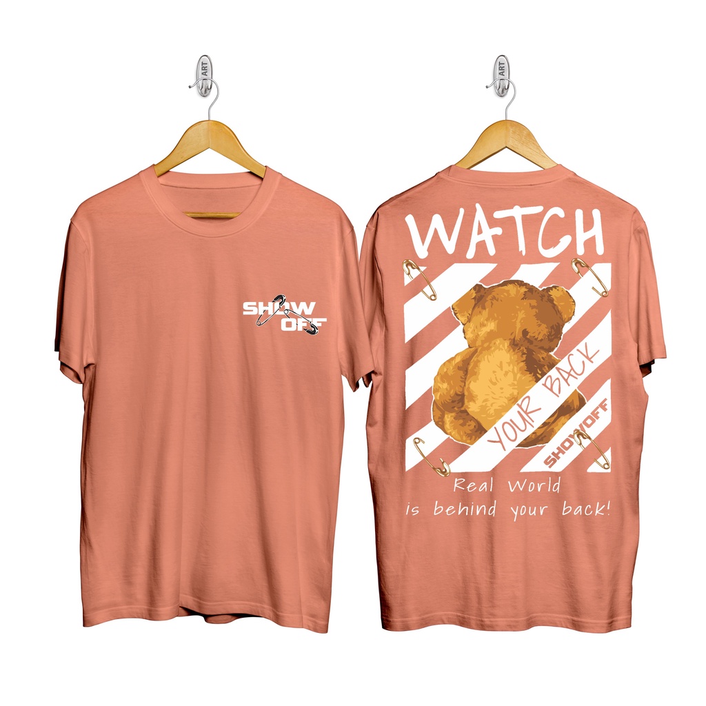 Kaos murah Kaos distro murah baju  distro pria t-shirt murah combed30s SO bear watch