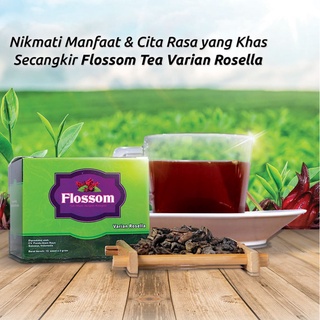 Teh Hitam Kolagen Premium Black Tea FLOSSOM - Teh Hitam FLOSSOM Dengan Ekstra Kolagen - Teh Hitam Berkolagen FLOSSOM Premium Black Tea
