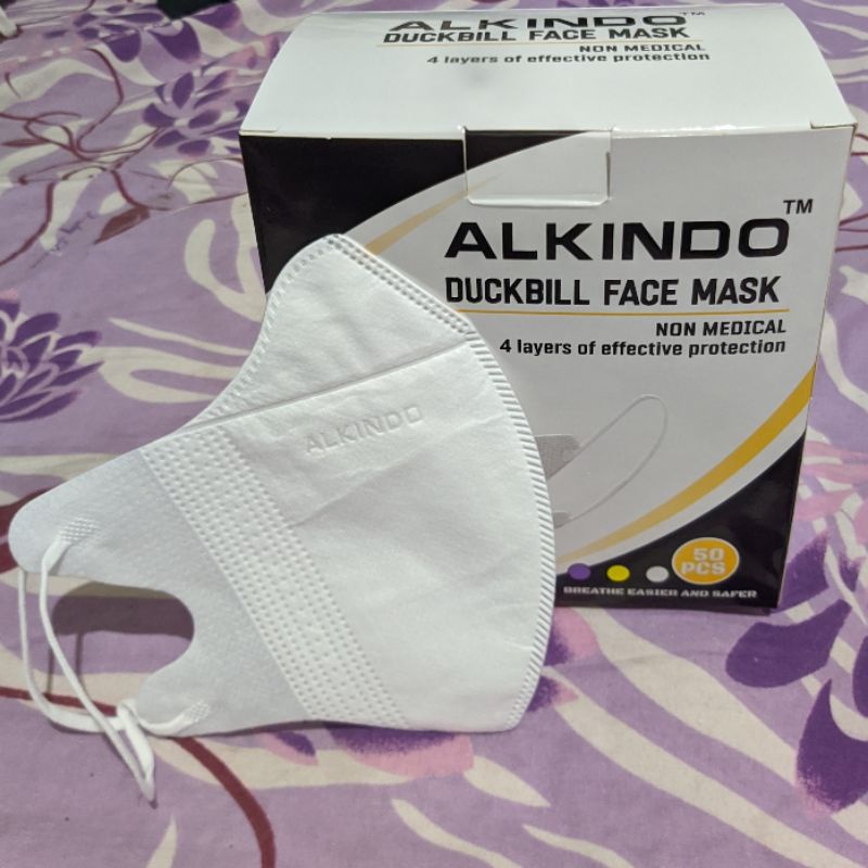 masker duckbill ada garis merk OnCare WeMask Face Mask 1 box 50 pcs bkn sensi alkindo facemask murah