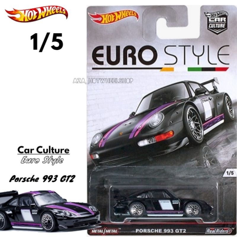 Hot Wheels Euro Style Porsche 993 GT 2 HW Car Culture Hotwheels