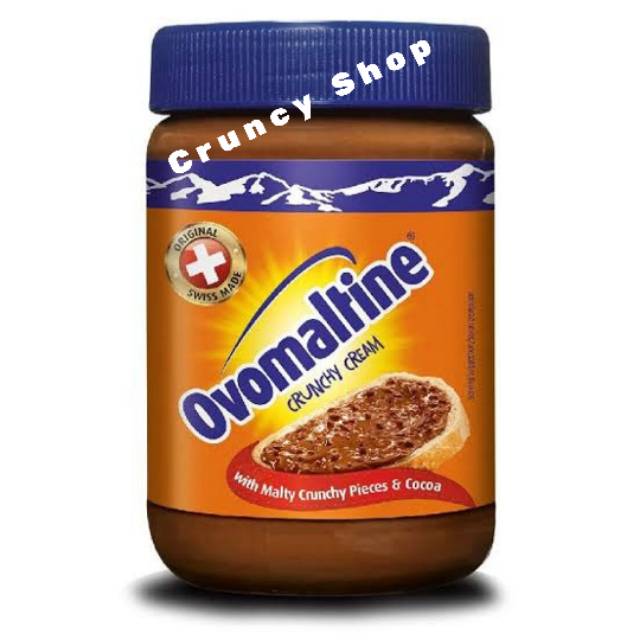 Ovomaltine Crunchy Cream 380gr Exp Juli 2020 (KHUSUS GRAB GOJEK)