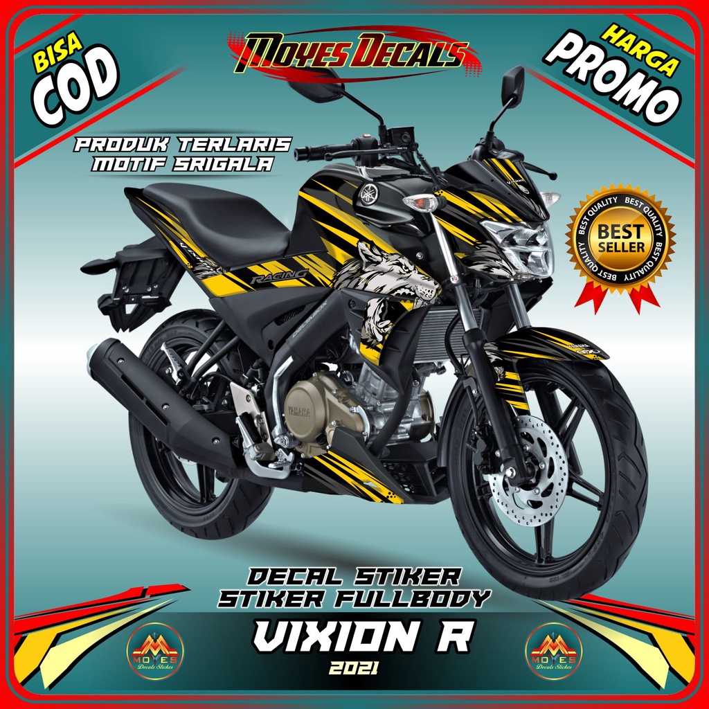 DECAL STICKER FULLBODY DECAL VIXION R 2020 SHARK SERIGALA SRIGALA