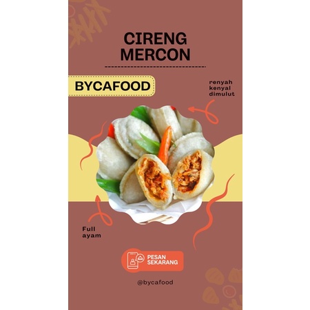 

cireng mercon ayam suwir