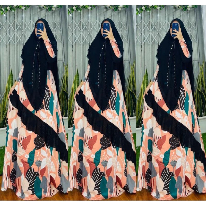 DRESS HAUNA SET , ORI YODIZEIN SYARI