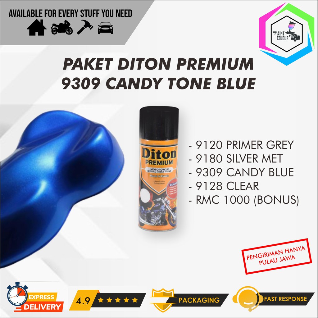 Blue Candy Paint Colors